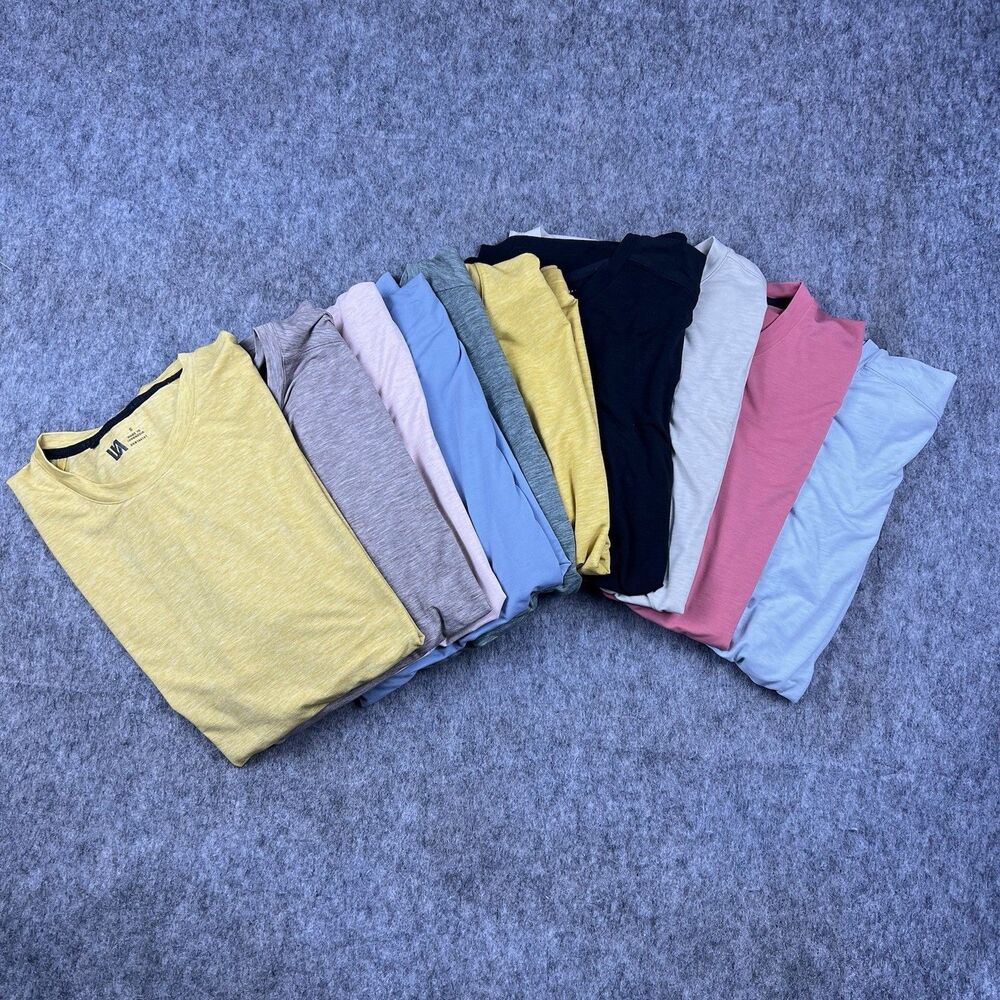 Lot Of 10 VRST Men's Performance Icon T-Shirt Short Sleeve Athletic Size Small